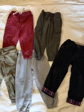 Set of 5 Kids toddler pants and joggers 3T Jogger Pants